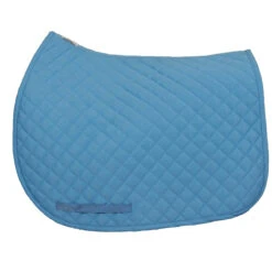 TuffRider Basic Pony Saddle Pad -Farm Housetack Store 100411 258 1268 JPC.TuffRider.Basic .Pony .Saddle.Pad Neon.Blue