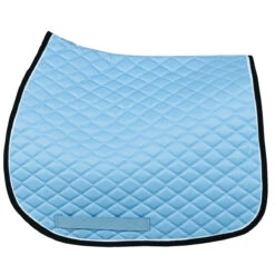 TuffRider Basic All Purpose Pad With Trim And Piping -Farm Housetack Store 100558 JPC TuffRider.Basic .AllPurpose.Saddle.Pad .Trim Piping LightBlue.Navy .White