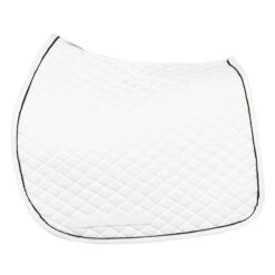 TuffRider Basic All Purpose Pad With Trim And Piping -Farm Housetack Store 100558 JPC TuffRider.Basic .AllPurpose.Saddle.Pad .Trim Piping White.White .Black