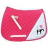 TuffRider I Heart Pony Girl Saddle Pad 1 TuffRider I Heart Pony Girl Saddle Pad -Farm Housetack Store 100749 JPC TuffRider I.Heart .Pony .Girl .Saddle.Pad Hot.Pink