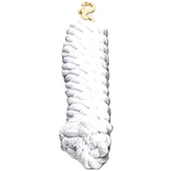 Cotton Lead Rope -Farm Housetack Store 10186 Jacks Cotton.Lead .Rope White
