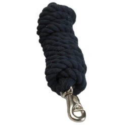 Cotton Lead Rope With Bull Snap -Farm Housetack Store 1289 Jacks Cotton.Lead .Rope .With .Bull .Snap Navy
