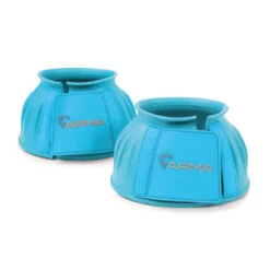 Arma Over Reach Bell Boots -Farm Housetack Store 134V Shires ARMA.Over .Reach .Boots Light.Blue