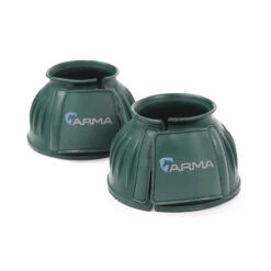 Arma Over Reach Bell Boots -Farm Housetack Store 134v Shires Arma.Over .Reach .Boots Green