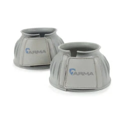 Arma Over Reach Bell Boots -Farm Housetack Store 134v Shires Arma.Over .Reach .Boots Grey