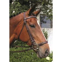 Nunn Finer Adjustable Lever Noseband -Farm Housetack Store 280B NunnFinner Nose.band horse.photo