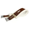 Lettia Fleeced Lined CoolMax Girth -Farm Housetack Store 32 JPC Lettia Cool.Max .Fleece.Lined .Girth Brown.1