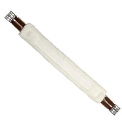 Lettia Fleeced Lined CoolMax Girth -Farm Housetack Store 32 JPC Lettia Cool.Max .Fleece.Lined .Girth Brown Fleece