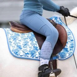 Dapplebay Equestrian Toile Pony Saddle Pad -Farm Housetack Store 44bee383 7183 4c3e 9732 e79f0f95c087