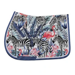 Ovation Altitude All Purpose Saddle Pad -Farm Housetack Store 47514ZEBRAPONY ERS Saddle.Pad Zebra
