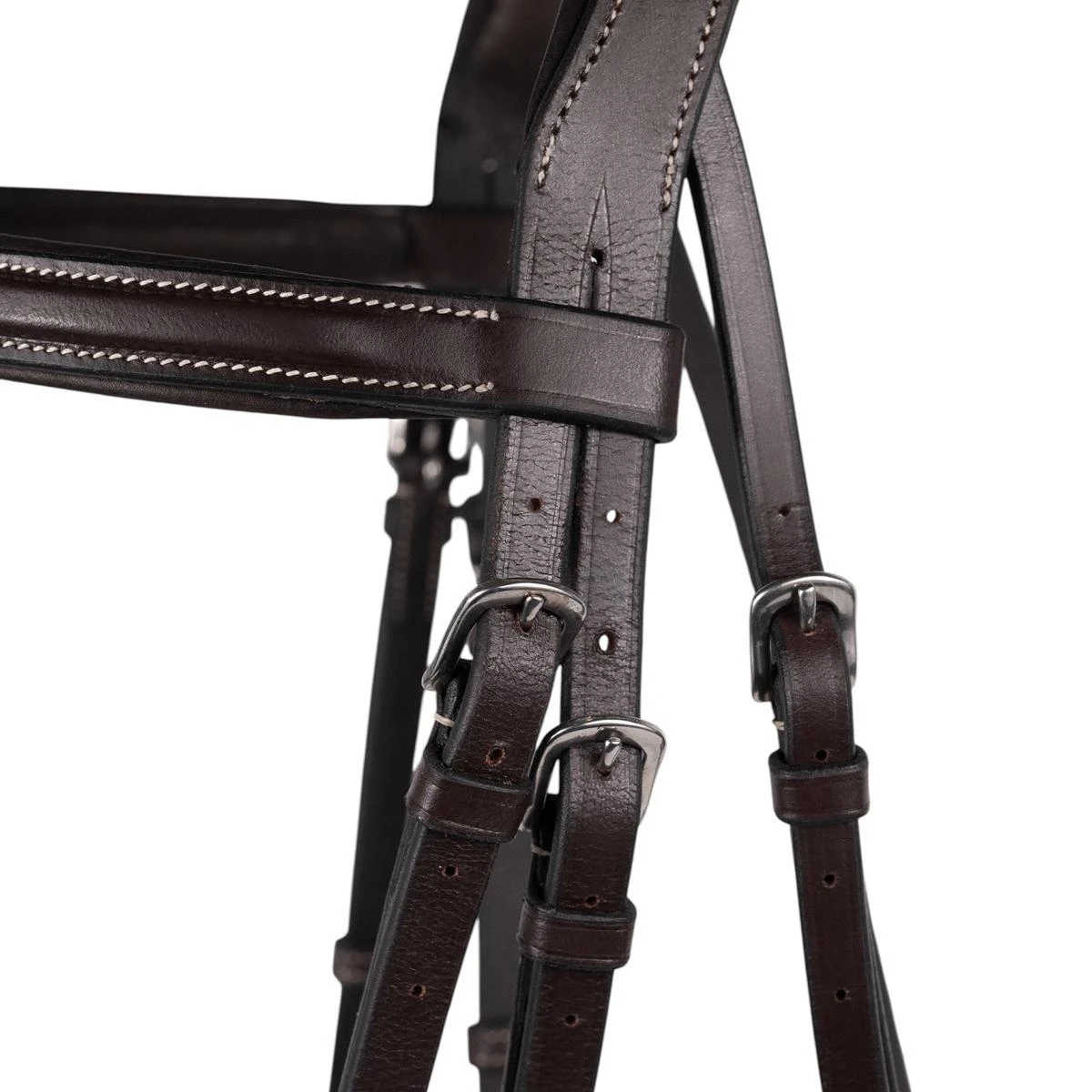 Jake Adams Padded Jumper Bridle With Removable Flash & Rubber Reins 4 Jake Adams Padded Jumper Bridle With Removable Flash & Rubber Reins - Image 2