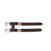 Perri's Leather Girth Extender With Elastic -Farm Housetack Store 616 Perris Leth.Girth .Xtender.Elastic Brown Front