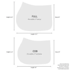 Dapplebay Equestrian Toile Jump Saddle Pad -Farm Housetack Store 68e761d7 4c40 4651 9906 152c1a41149c