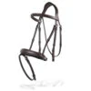 Jake Adams Padded Jumper Bridle With Removable Flash & Rubber Reins