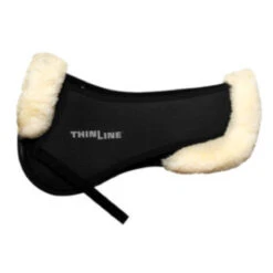 ThinLine Trifecta Half Pad With Sheepskin Rolls -Farm Housetack Store 7416 trifecta.half .pad .w.sheepskin.rolls natural 2