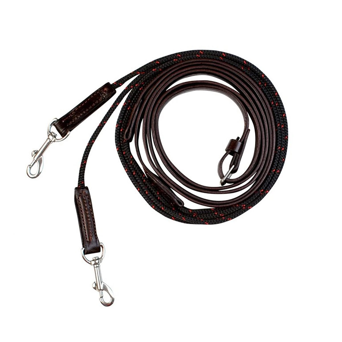 Walsh Leather Draw Reins With Rope 3 Walsh Leather Draw Reins With Rope