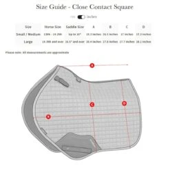 LeMieux Cotton Close Contact Square Pad 22 LeMieux Cotton Close Contact Square Pad -Farm Housetack Store 9b710e92 af38 4f3d b879 e68cabf47d78