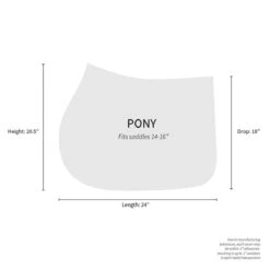 Dapplebay Gingham Pony Saddle Pad -Farm Housetack Store 9d8947a4 e830 4b49 9b33 615121960f3a