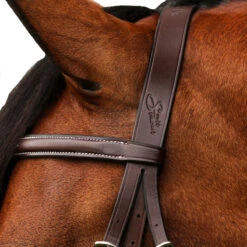 Equiline Scott Stewart Hunter Bridle -Farm Housetack Store BJ150 EQline Scott.Stewart.Hunter.Bridle Brown Logo