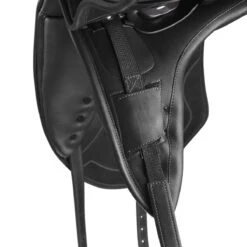 Bates Artiste Dressage Saddle With HART -Farm Housetack Store B Artiste girthingsystem Cblk