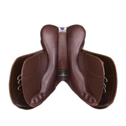 Bates Caprilli Close Contact+ Saddle With HART -Farm Housetack Store B CAPCC Panel CBrn