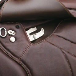 Bates Caprilli Close Contact+ Saddle With HART -Farm Housetack Store B CAPCC stirrupbar Cbrn