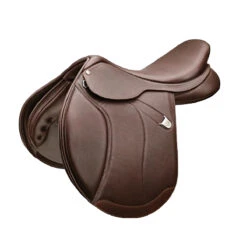 Bates Caprilli Close Contact+ Saddle With HART -Farm Housetack Store Bates Caprilli.CC.Classic.Saddle Cls.Brn .Luxe ExtdFlap.RearFB