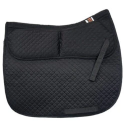 ECP Quilted Correction Dressage Pad -Farm Housetack Store Cotton Correction Dressage pad black 40236.1573839008.1280.1280