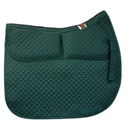 ECP Quilted Correction Dressage Pad -Farm Housetack Store Cotton Correction Dressage pad hunter green 98889.1573839009.1280.1280
