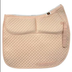 ECP Quilted Correction Dressage Pad -Farm Housetack Store Cotton Correction Dressage pad pale peach 82152.1573839009.1280.1280