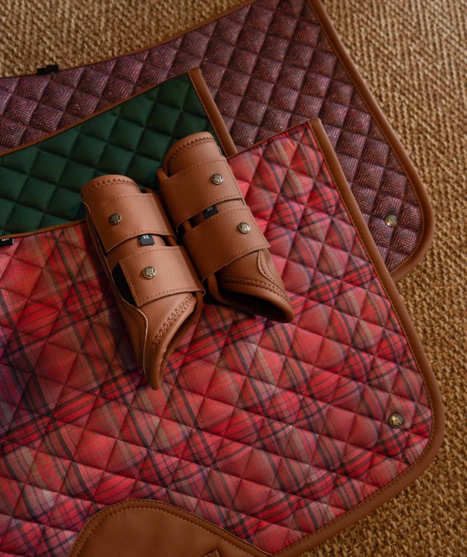 Sixteen Cypress Pony Jumper Pad, Violet Herringbone 4 Sixteen Cypress Pony Jumper Pad, Violet Herringbone - Image 2