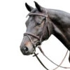 Prestige 3E037 Fancy Stitched Raised Bridle -Farm Housetack Store E37 Prestige Leather.Raised.Bridle Brown