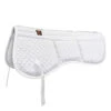 ECP 6-Pocket Quilted Correction Half Pad -Farm Housetack Store ECP 6.pocket.correct.hlf .pad 6P CFCP 01 wht