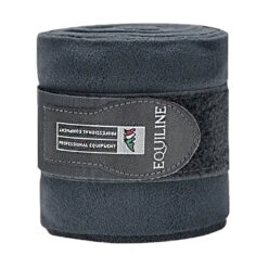 Equiline Polo Fleece Bandage Set -Farm Housetack Store Equiline Fleece.Polo .Wraps Grey Set.of .4 121MD04000007UNI