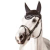 Equiline Outline Ear Bonnet With Logo -Farm Housetack Store Equiline Outline.Ear .Bonnet.With .Logo Black