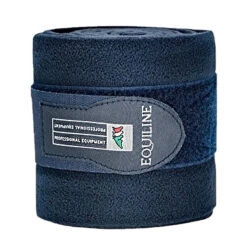 Equiline Polo Fleece Bandage Set -Farm Housetack Store Equiline Polo.Fleece.Bandages Navy Set.of .4 121md04000002