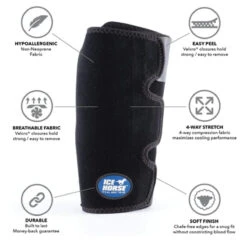Ice Horse Knee Wrap -Farm Housetack Store IH5000V MacKinnon IH.Knee .Wrap