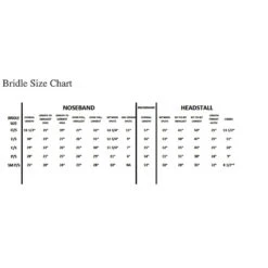 Red Barn By KL Select Arena Weymouth Bridle -Farm Housetack Store KL.Select.Bridle.Size .Chart 571512b5 1029 47d5 8706 53c3d9ede6ef