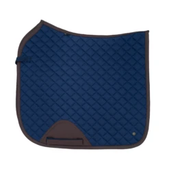 Sixteen Cypress Dressage Pad, Navy & Hickory