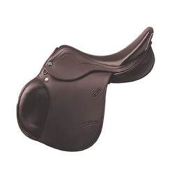 Prestige Joy Jumper Saddle -Farm Housetack Store Prestige Joy.Jumper Saddle Tobacco Side