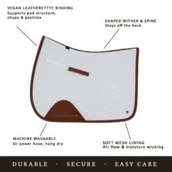 Sixteen Cypress Pony Jumper Pad, Violet Herringbone 8 Sixteen Cypress Pony Jumper Pad, Violet Herringbone -Farm Housetack Store Sixteen Cypress Saddle Pad Details b535f199 f4c5 4b93 a03e db8a7dc70c6b