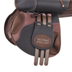 Wintec Pro Jump RearFB Saddle With HART -Farm Housetack Store W ProJump GirthingSystem Brn