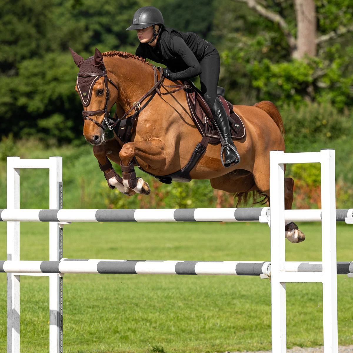 LeMieux Puissance Suede Close Contact Square Pad 7 LeMieux Puissance Suede Close Contact Square Pad - Image 5