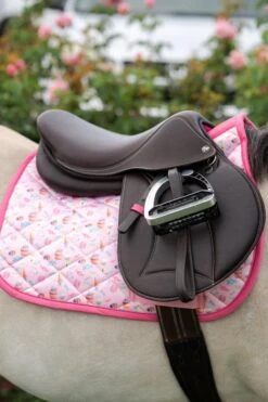 Belle And Bow Equestrian Pony Saddle Pad -Farm Housetack Store b9ad0746864171634536ba430686822a