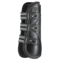 EquiFit D-Teq Front Boot -Farm Housetack Store black ostrich front black trim 14167.1590081036.1280.1280