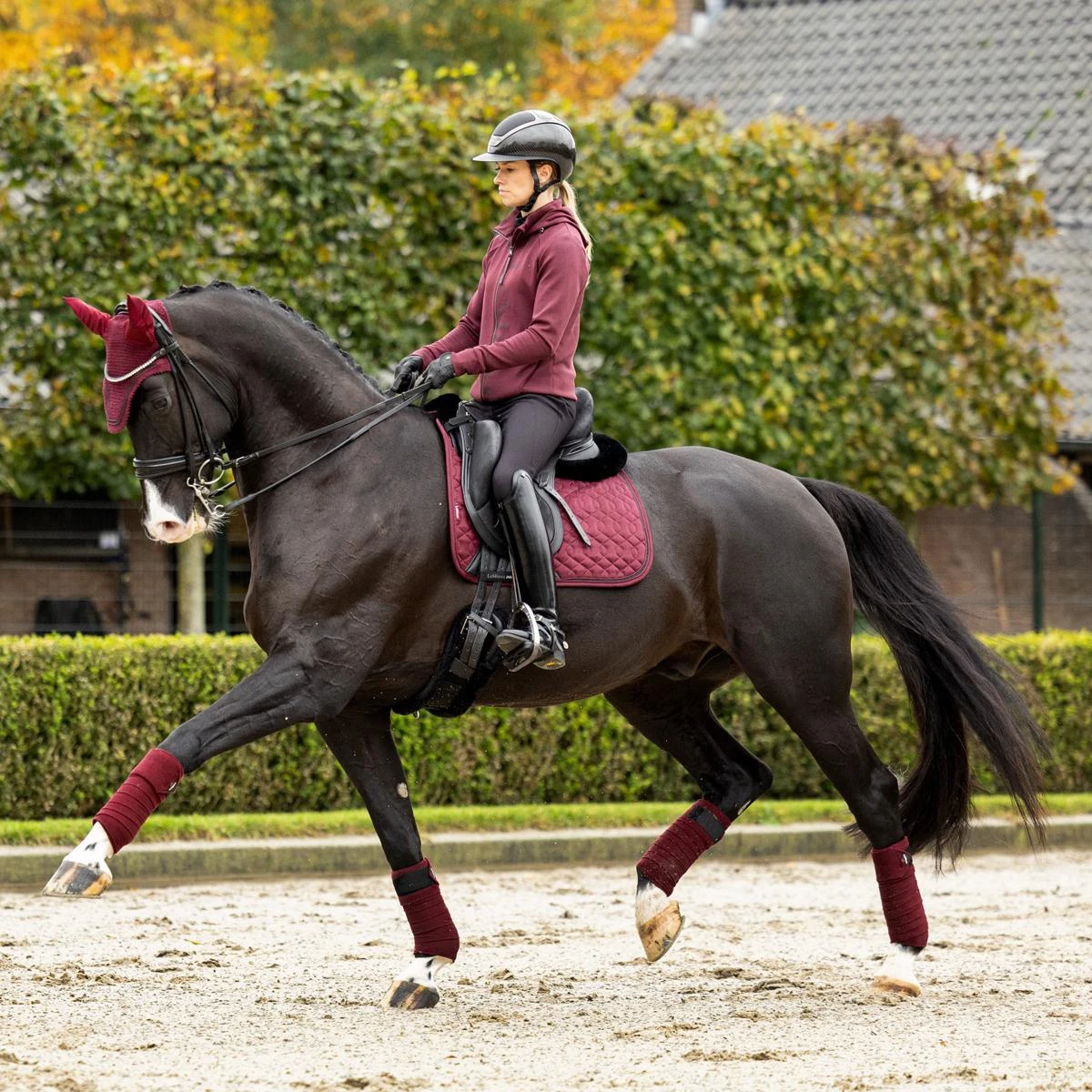 LeMieux Crystal Suede Dressage Square Pad 9 LeMieux Crystal Suede Dressage Square Pad - Image 7