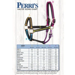 Perri's Premium Nylon Safety Halter 15 Perri's Premium Nylon Safety Halter -Farm Housetack Store halter size 36346.1588257176.1280.1280
