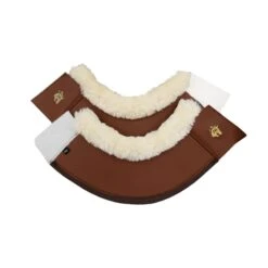 Sixteen Cypress Leatherette Bell Boots, Cognac