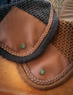 Sixteen Cypress Sound Softening Ear Net -Camel -Farm Housetack Store sixteen cypress equestrian ear net fly bonnetes 202510 6444c345 9135 4c0d 8be8 778193e88635