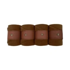 Sixteen Cypress Leatherette Polos, Camel & Cognac